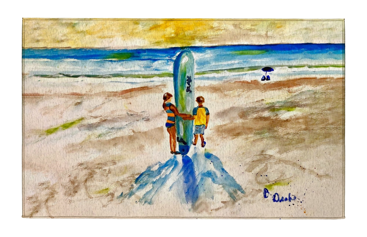 DR1568 Two Surfers Indoor Dornier Area Rug 20x32