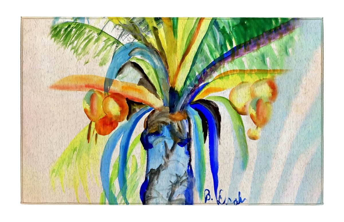 DR1508 Palm & Coconuts II Indoor Dornier Area Rug 20x32
