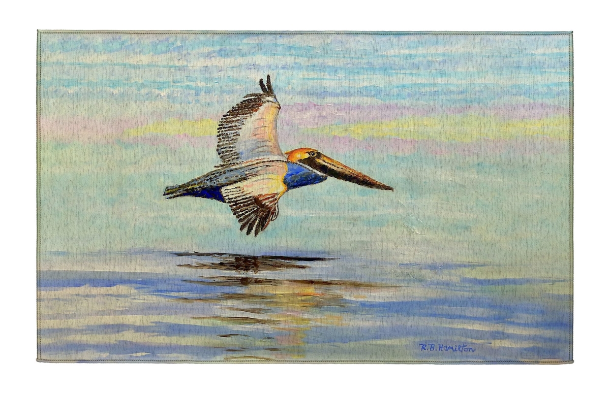 DR1518 Gliding Pelican Indoor Dornier Area Rug 20x32