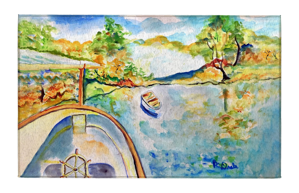 DR1537 Boat View Indoor Dornier Area Rug 20x32