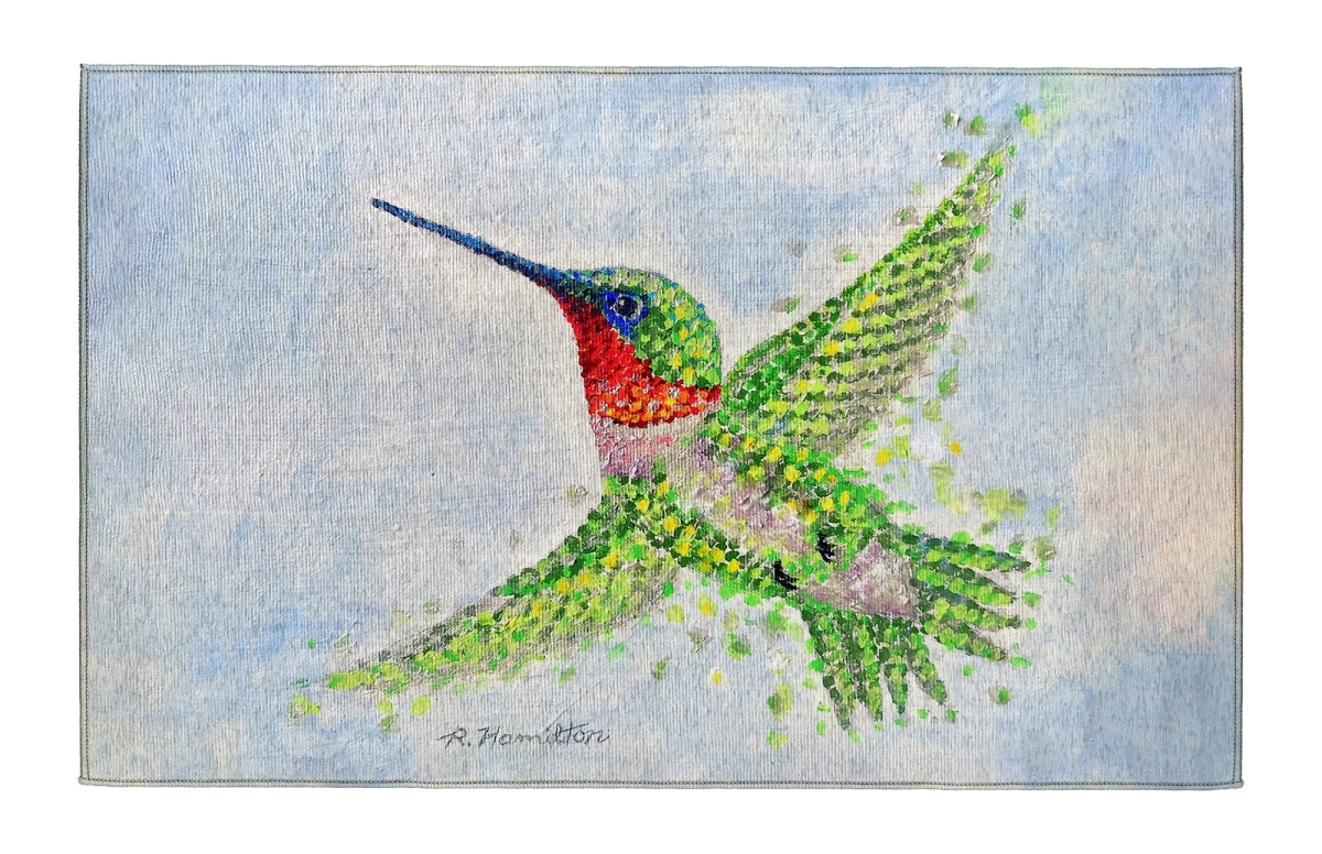 DR1540 Hummingbird Flight Indoor Dornier Area Rug 20x32