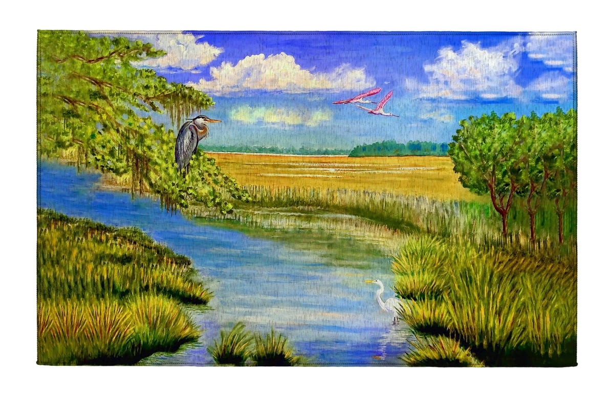 DR1532 Marsh Life II Indoor Dornier Area Rug 20x32