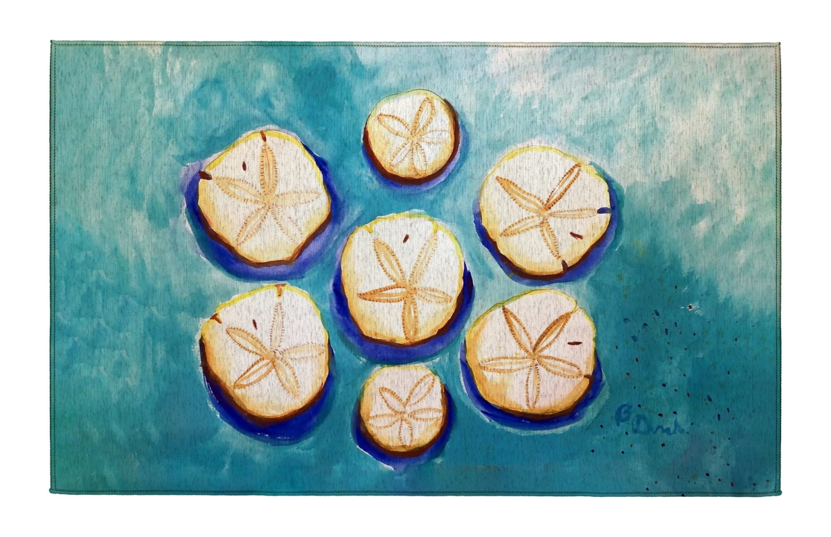 DR1575 Many Sand Dollars Indoor Dornier Area Rug 20x32
