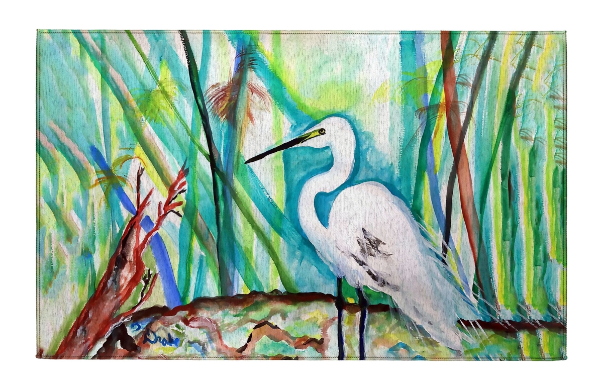 DR1515 Egret in Marsh Indoor Dornier Area Rug 20x32