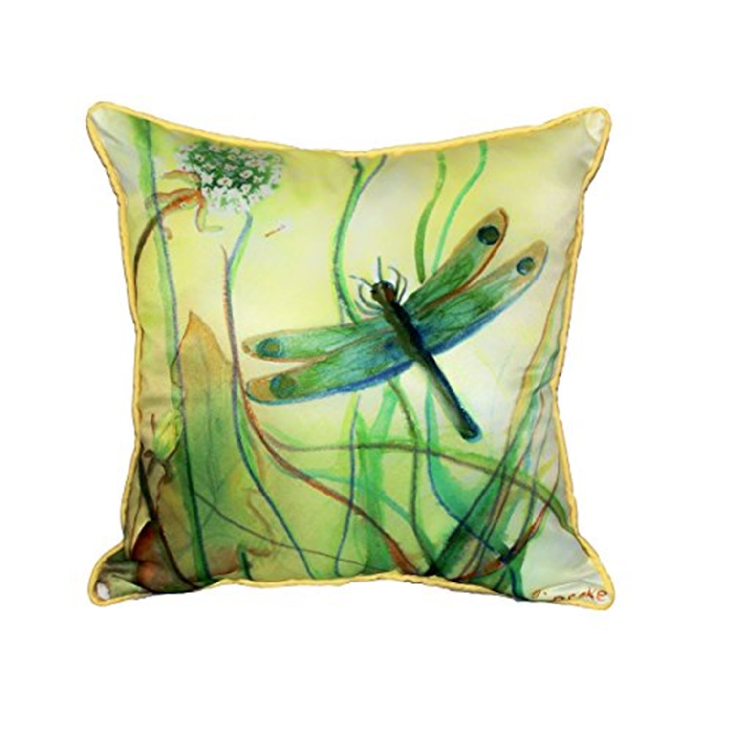 16 x 20 in. Abstract Bird of Paradise Large Pillow
