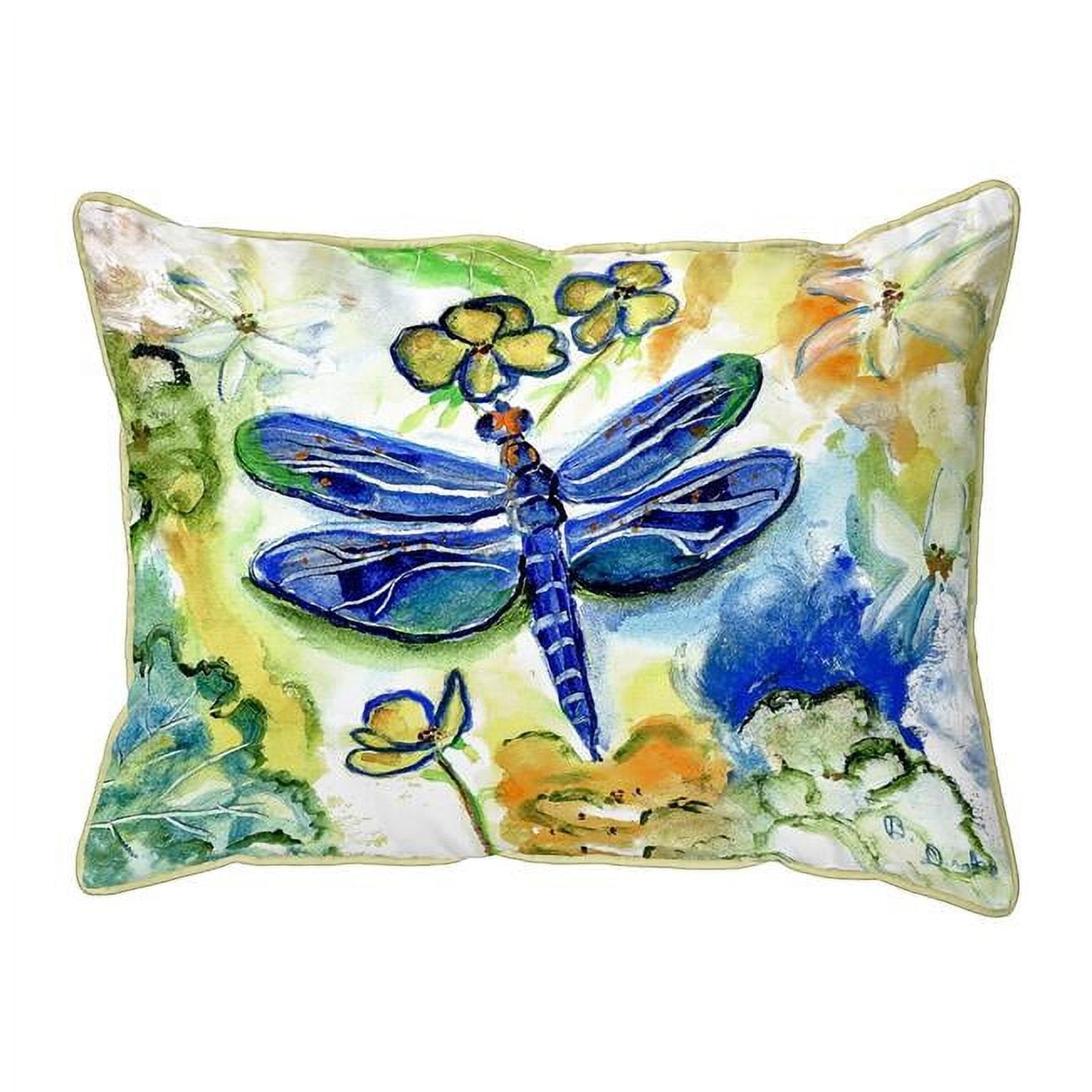 16 x 20 in. Dragonflys Garden Large Pillow
