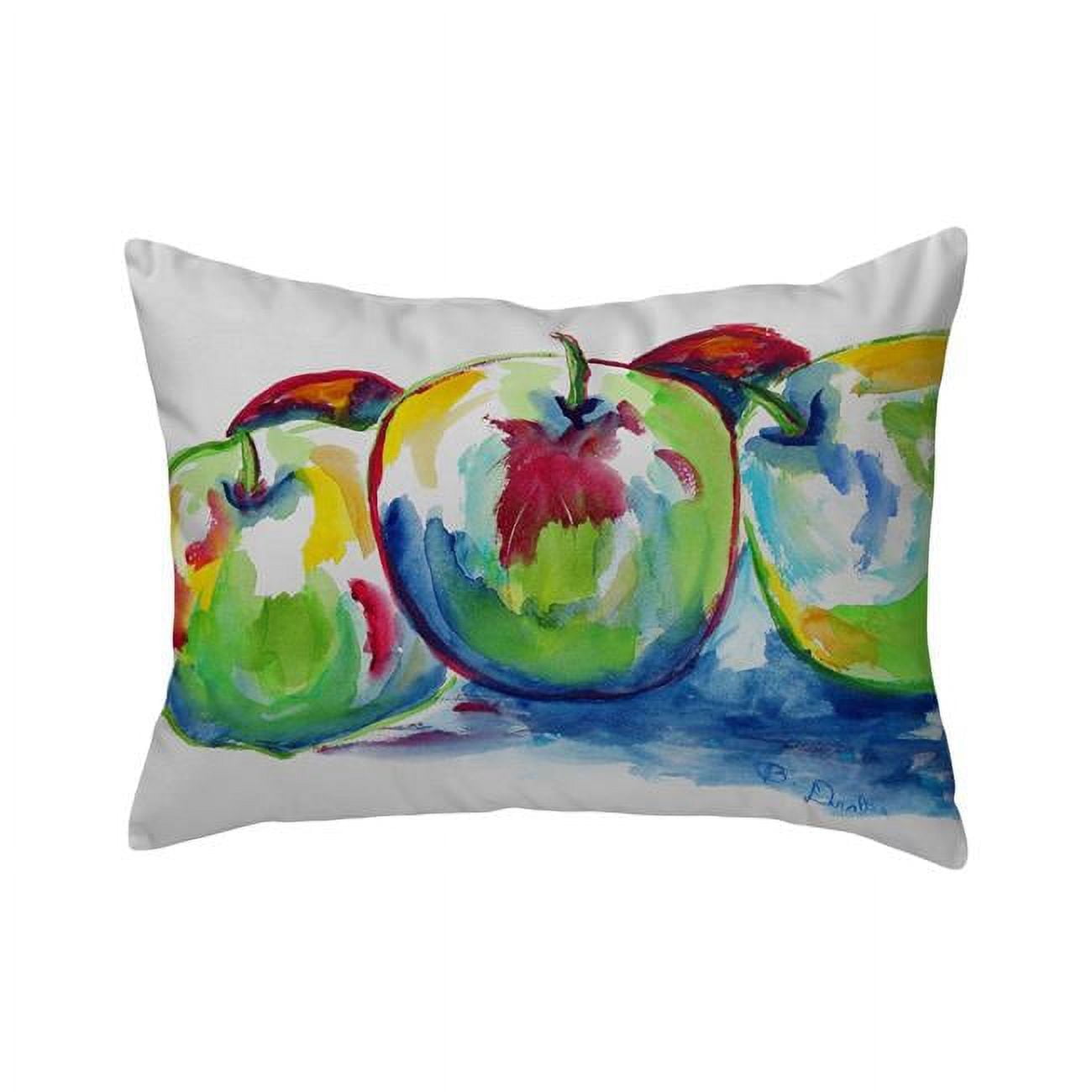 16 x 20 in. Three Apples No Cord Pillow