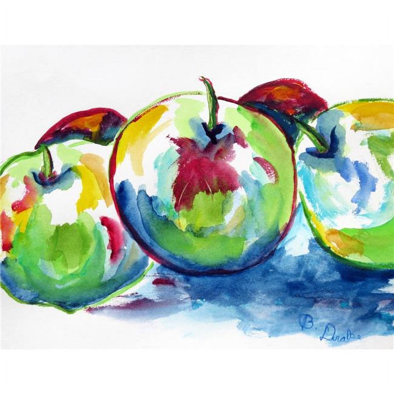 PM818 Three Apples Place Mat - Set of 4