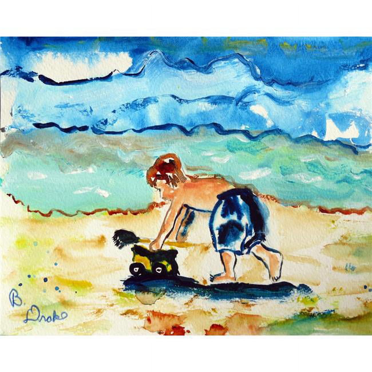 Picture of Betsy Drake PM832 Boy & Toy Place Mat - Set of 4
