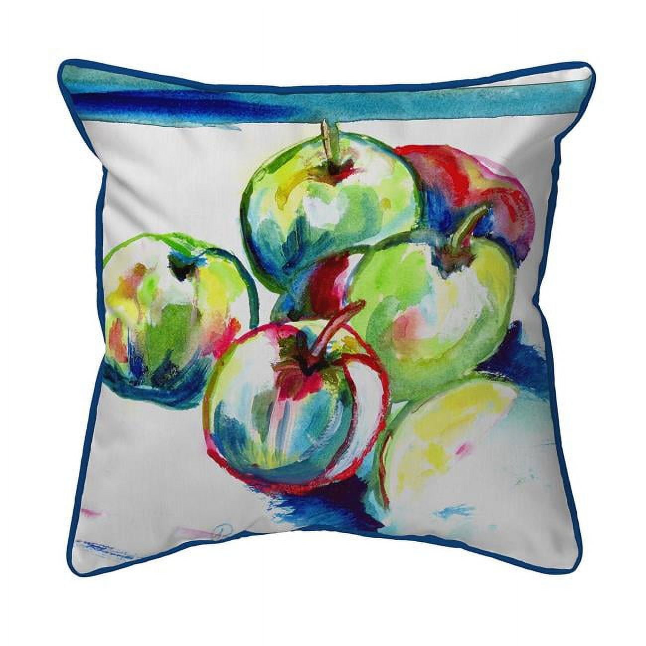 12 x 12 in. Green Apples Small Pillow