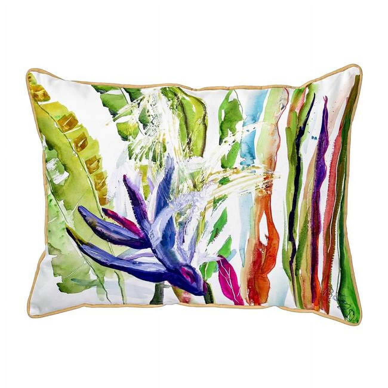 20 x 24 in. Abstract Bird of Paradise Extra Large Pillow