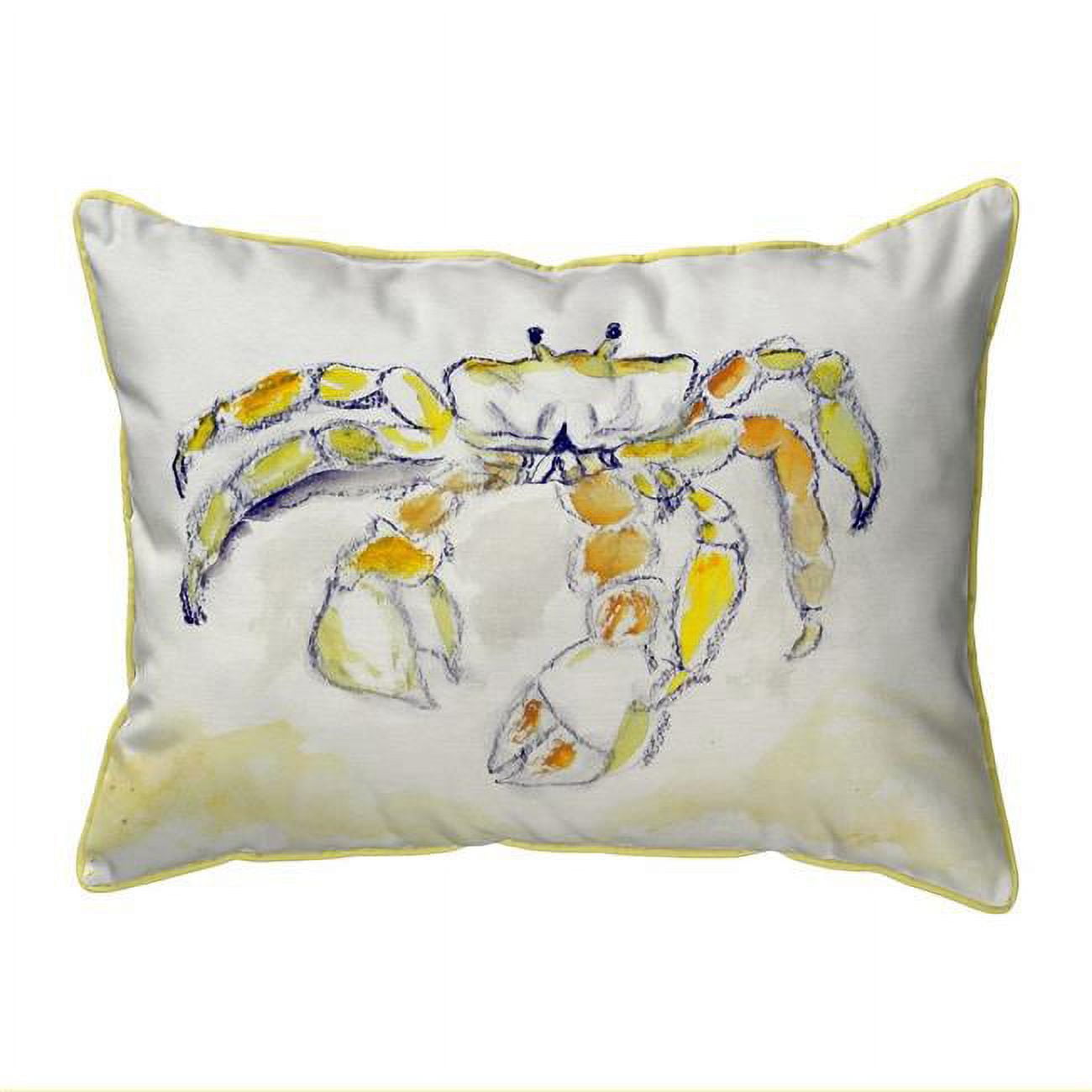 Ghost Crab Extra Large Zippered Indoor & Outdoor Pillow - 20 x 24 in.