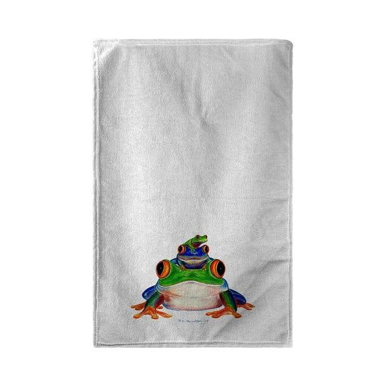 Picture of Betsy Drake KT453 Great Egret - Left Kitchen Towel