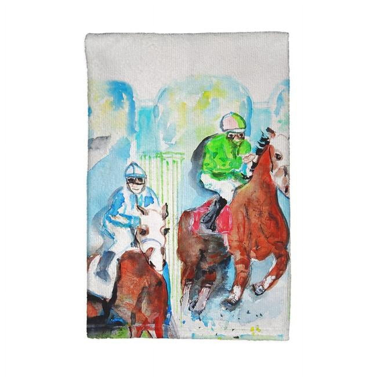 Picture of Betsy Drake KT628 Starting Gate Kitchen Towel