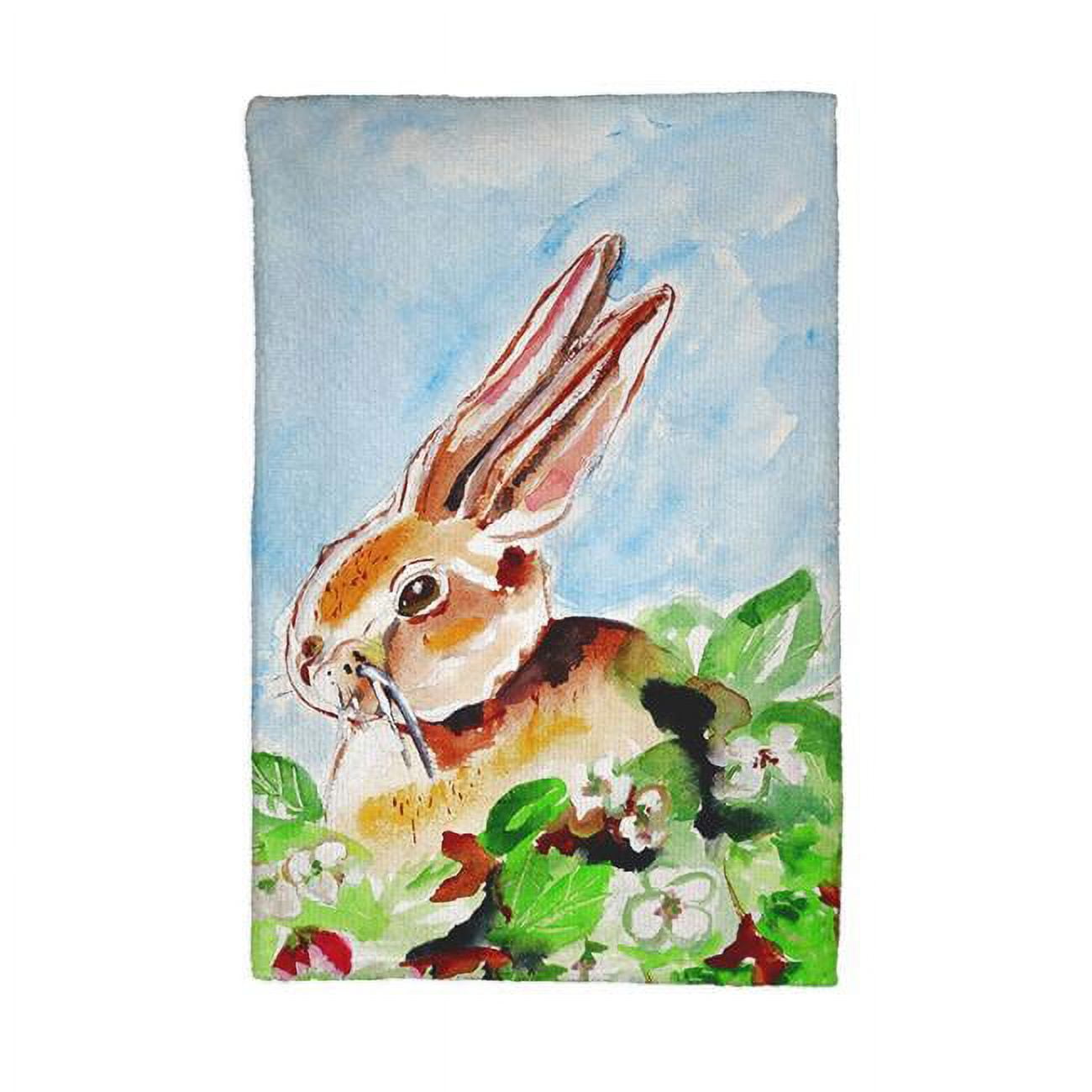 Picture of Betsy Drake KT816 Jack Rabbit Kitchen Towel