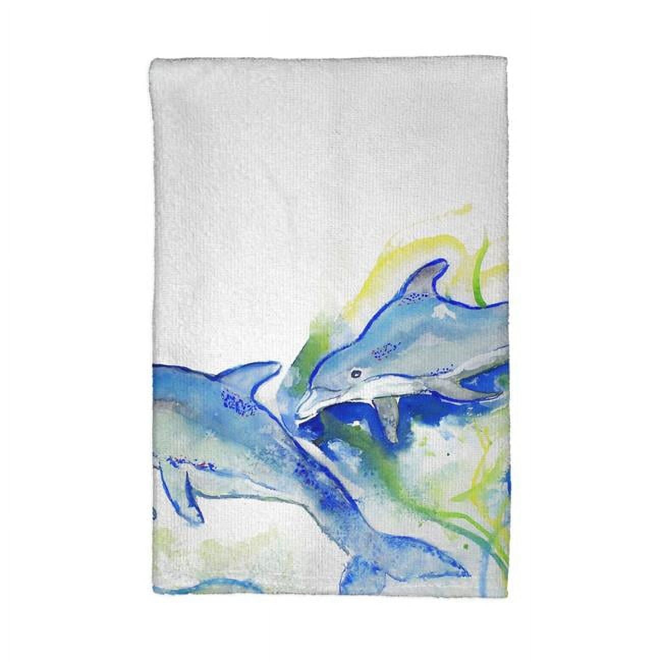Picture of Betsy Drake KT002 Dolphins Kitchen Towel