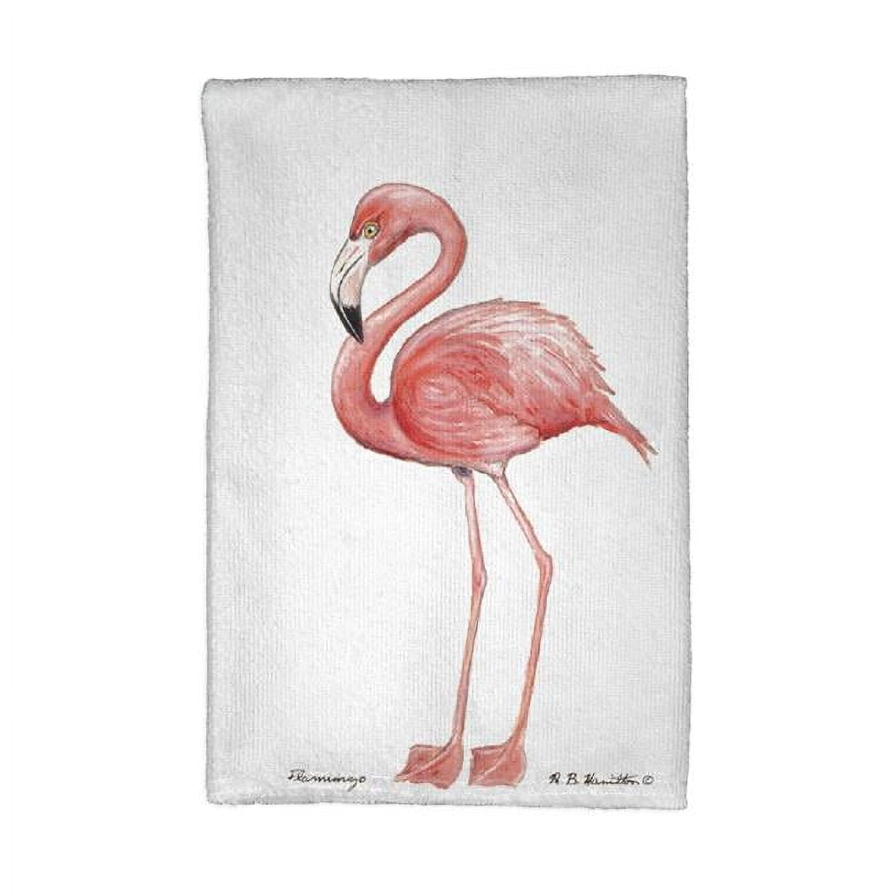 Picture of Betsy Drake KT084 Flamingo Kitchen Towel