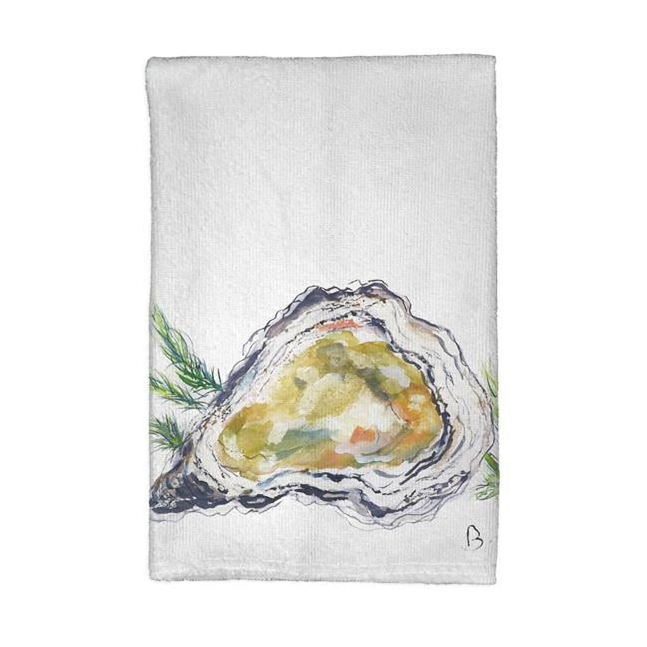 Picture of Betsy Drake KT121 Oyster Fish Kitchen Towel