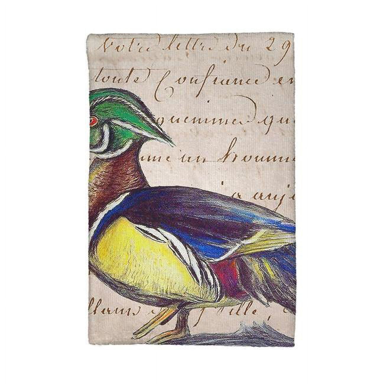 Picture of Betsy Drake KT145B Male Wood Duck Kitchen Towel