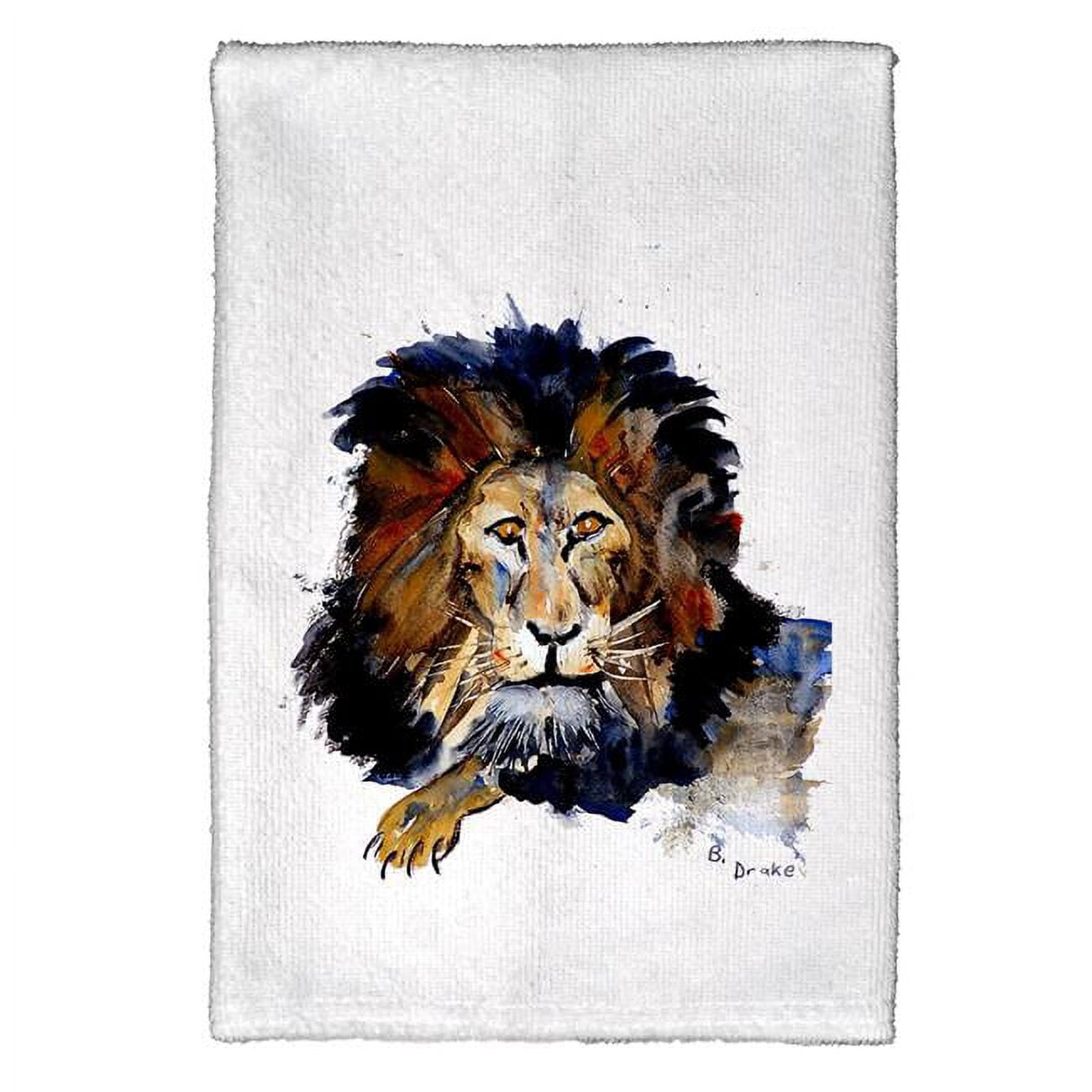 Picture of Betsy Drake KT168 Lion Kitchen Towel