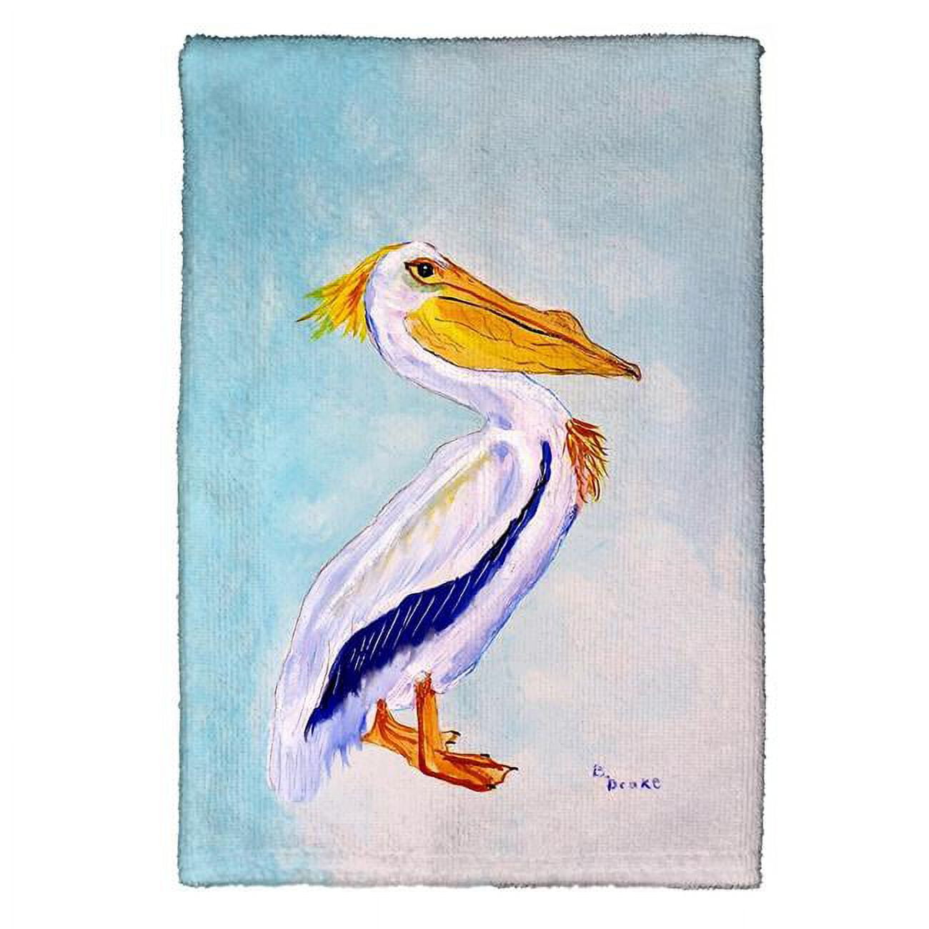 Picture of Betsy Drake KT177 King Pelican Kitchen Towel