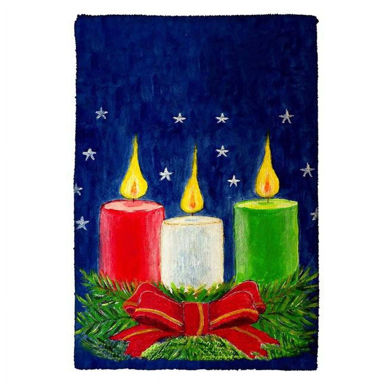 Picture of Betsy Drake KT255 Christmas Candles Kitchen Towel