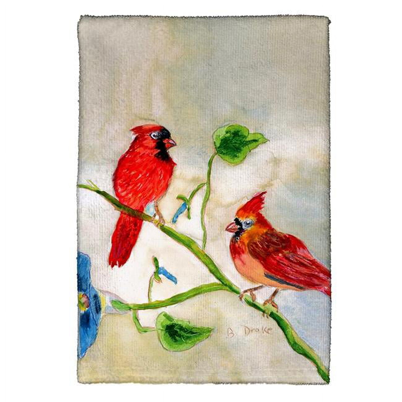 Picture of Betsy Drake KT270 Cardinals Kitchen Towel