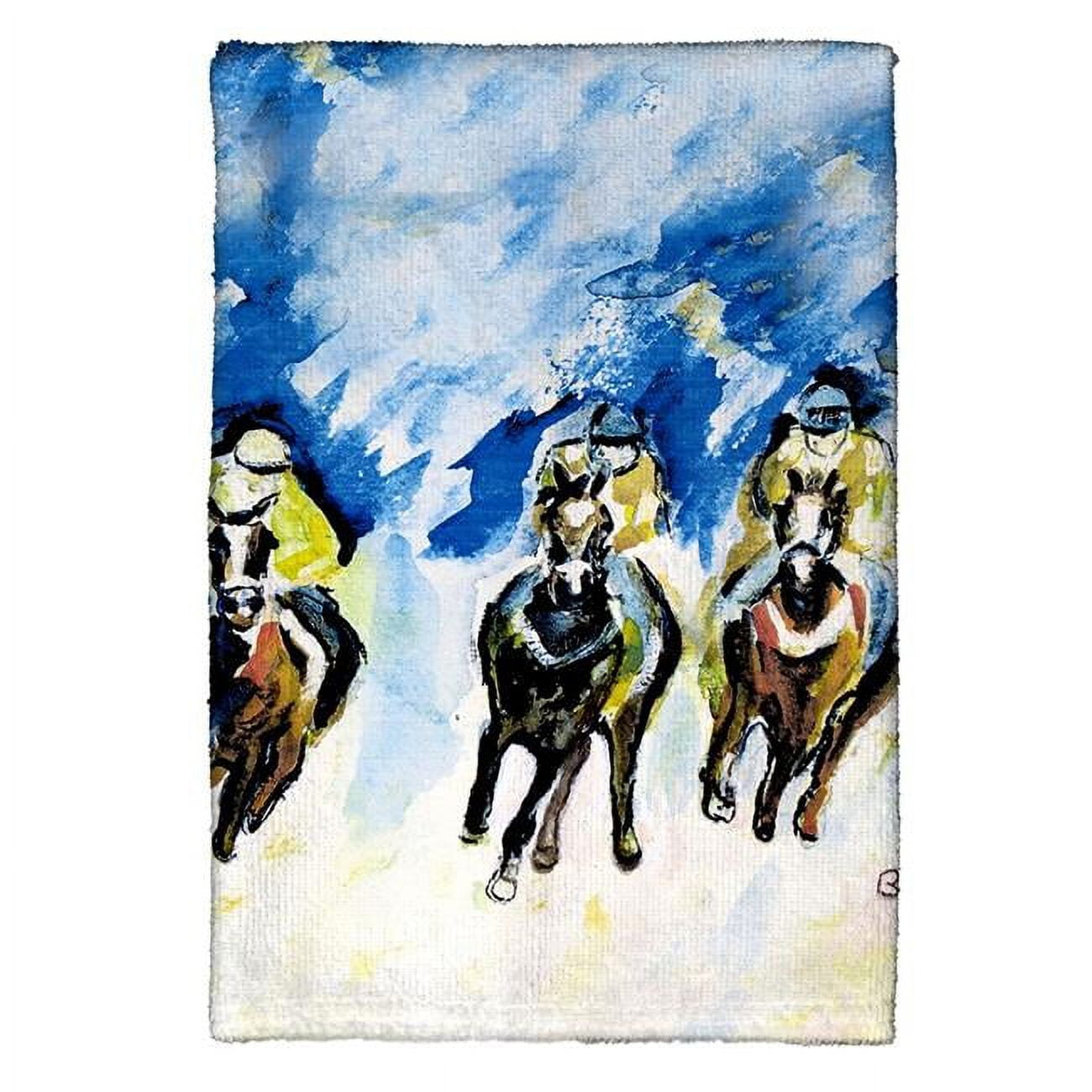 Picture of Betsy Drake KT320 Three Racing Kitchen Towel