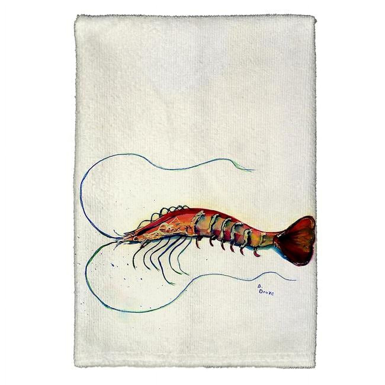 Picture of Betsy Drake KT395 Shrimp Kitchen Towel