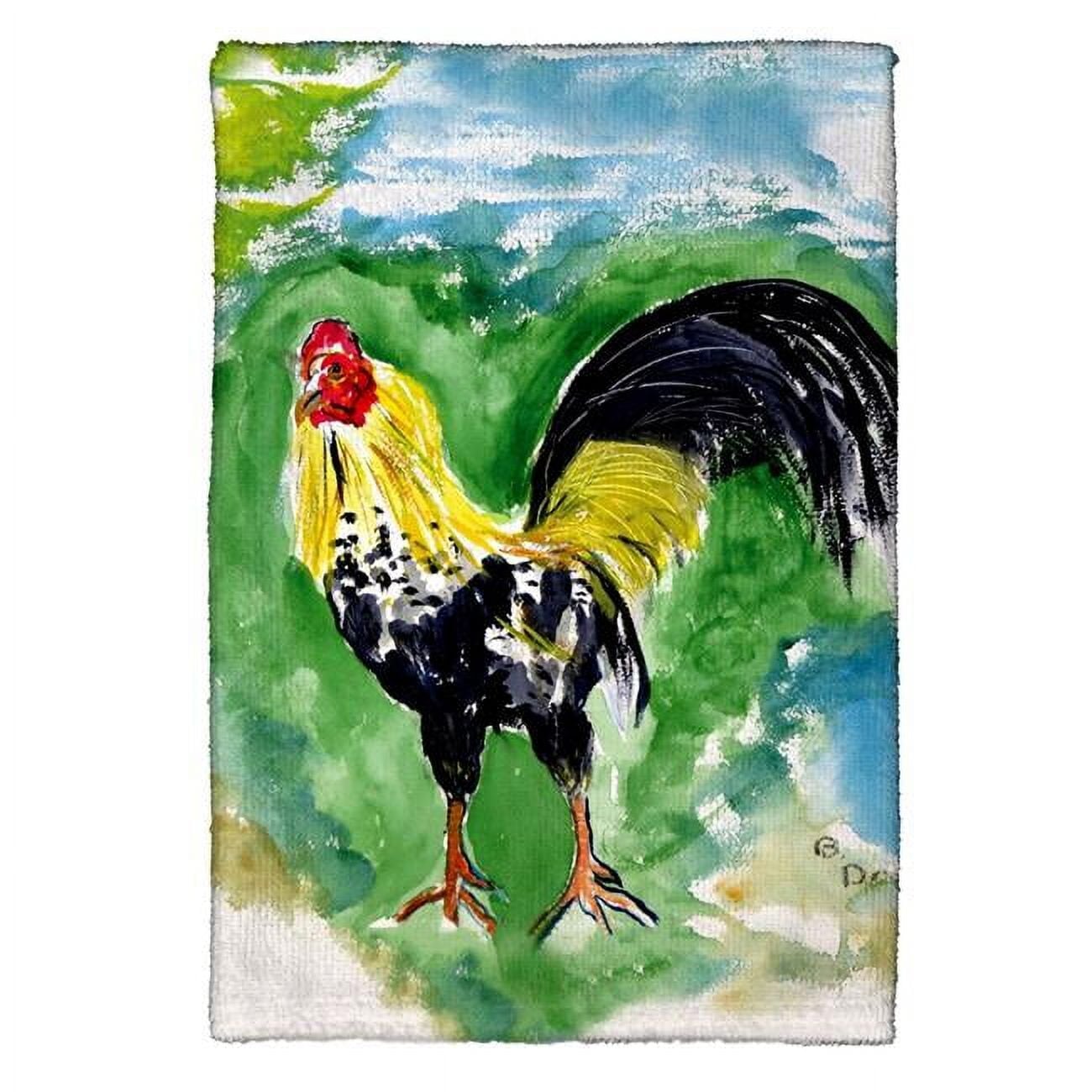 Picture of Betsy Drake KT449 Bantam Rooster Kitchen Towel