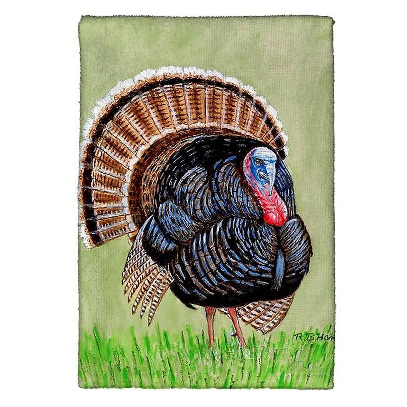 Picture of Betsy Drake KT512 Wild Turkey Kitchen Towel
