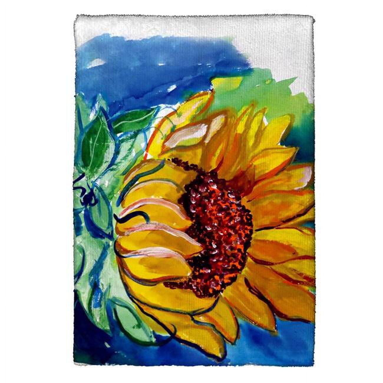 Picture of Betsy Drake KT544 Windy Sunflower Kitchen Towel
