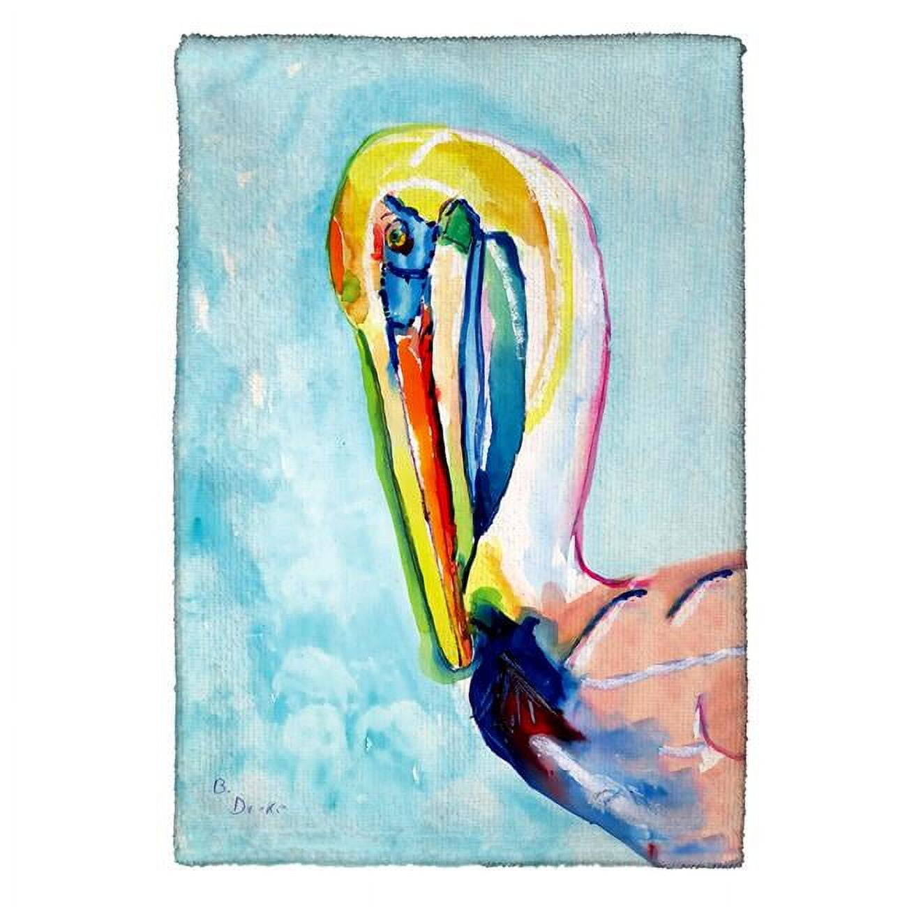 Picture of Betsy Drake KT552 Pelican Head Kitchen Towel