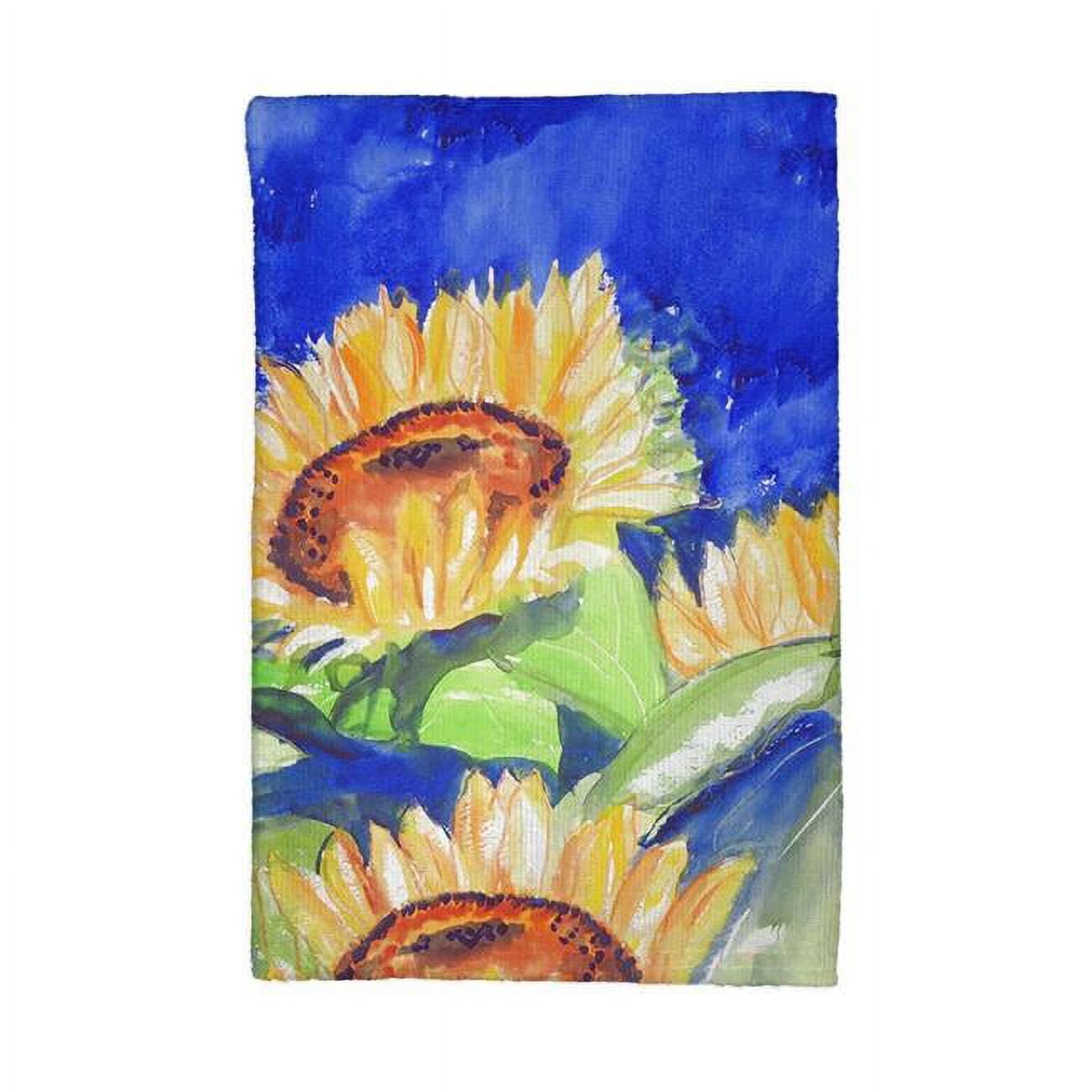 Picture of Betsy Drake KT775 Gold Rising Kitchen Towel