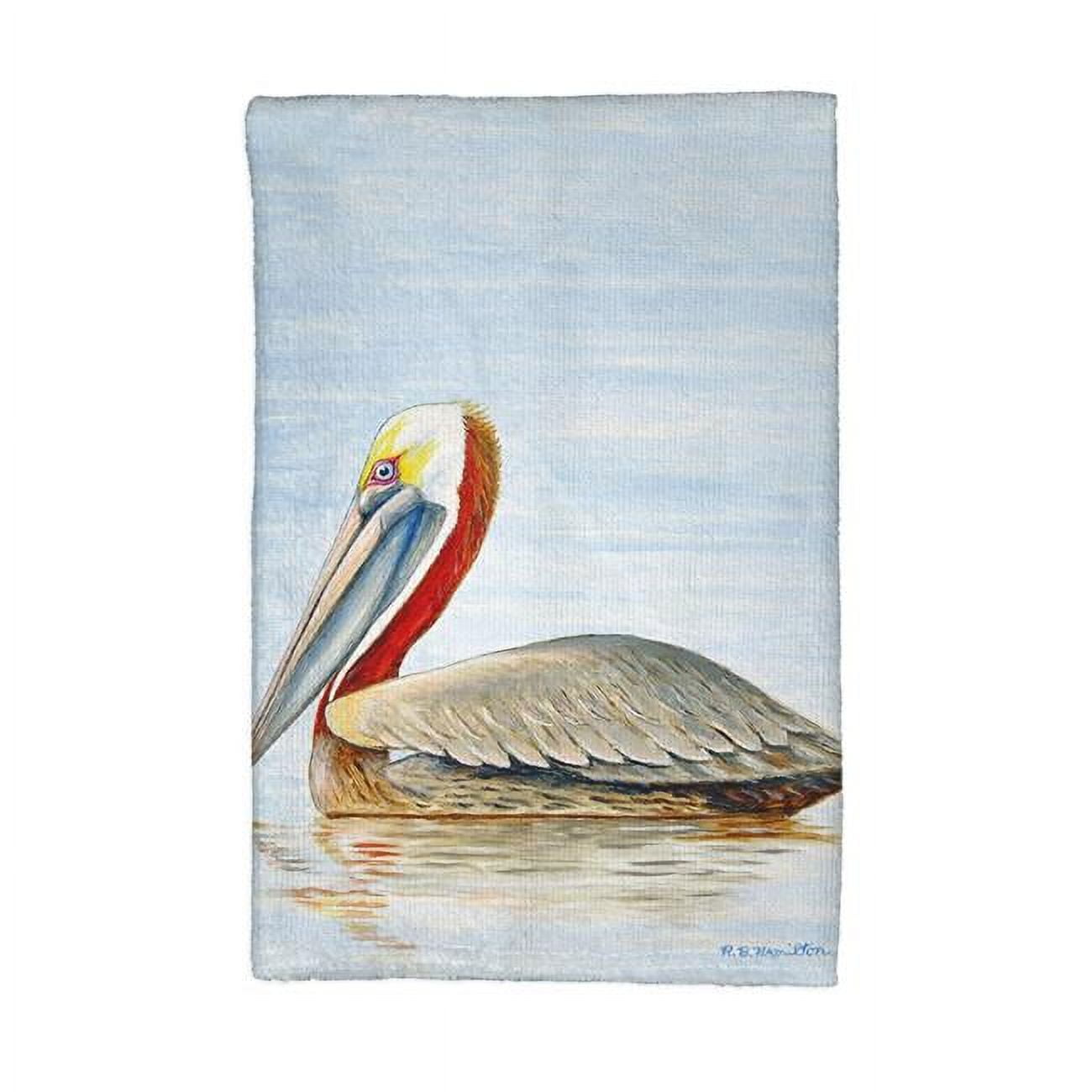 Picture of Betsy Drake KT807 Summer Pelican Kitchen Towel