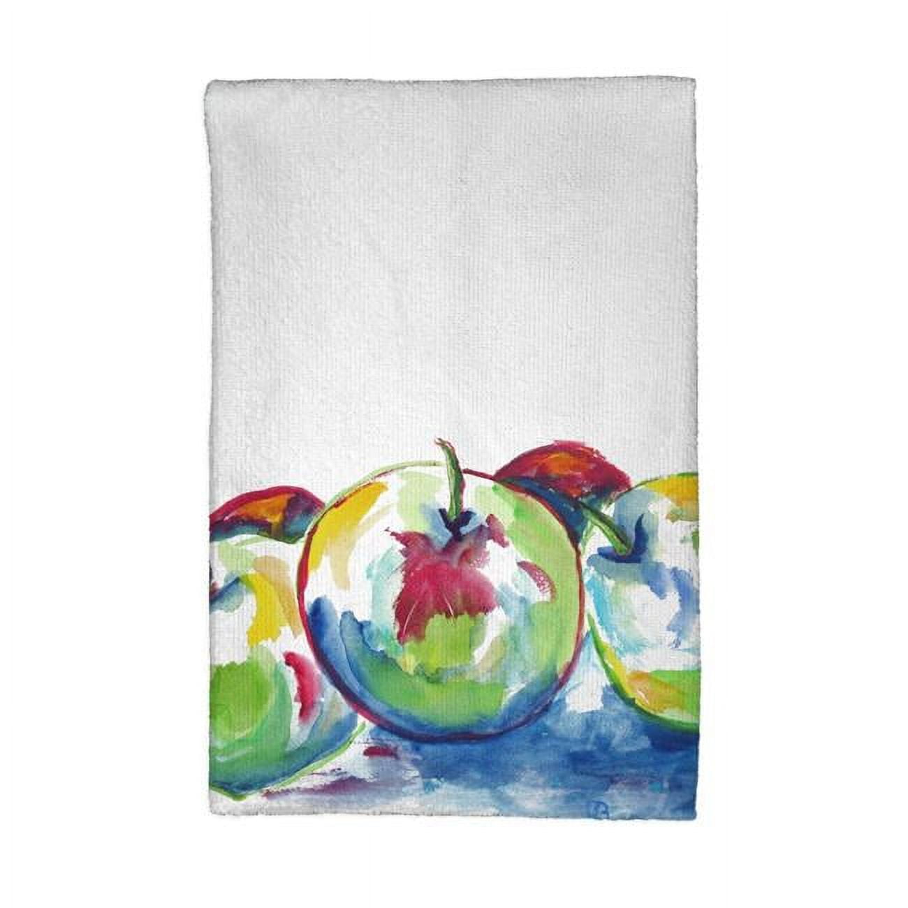 Picture of Betsy Drake KT818 Three Apples Kitchen Towel