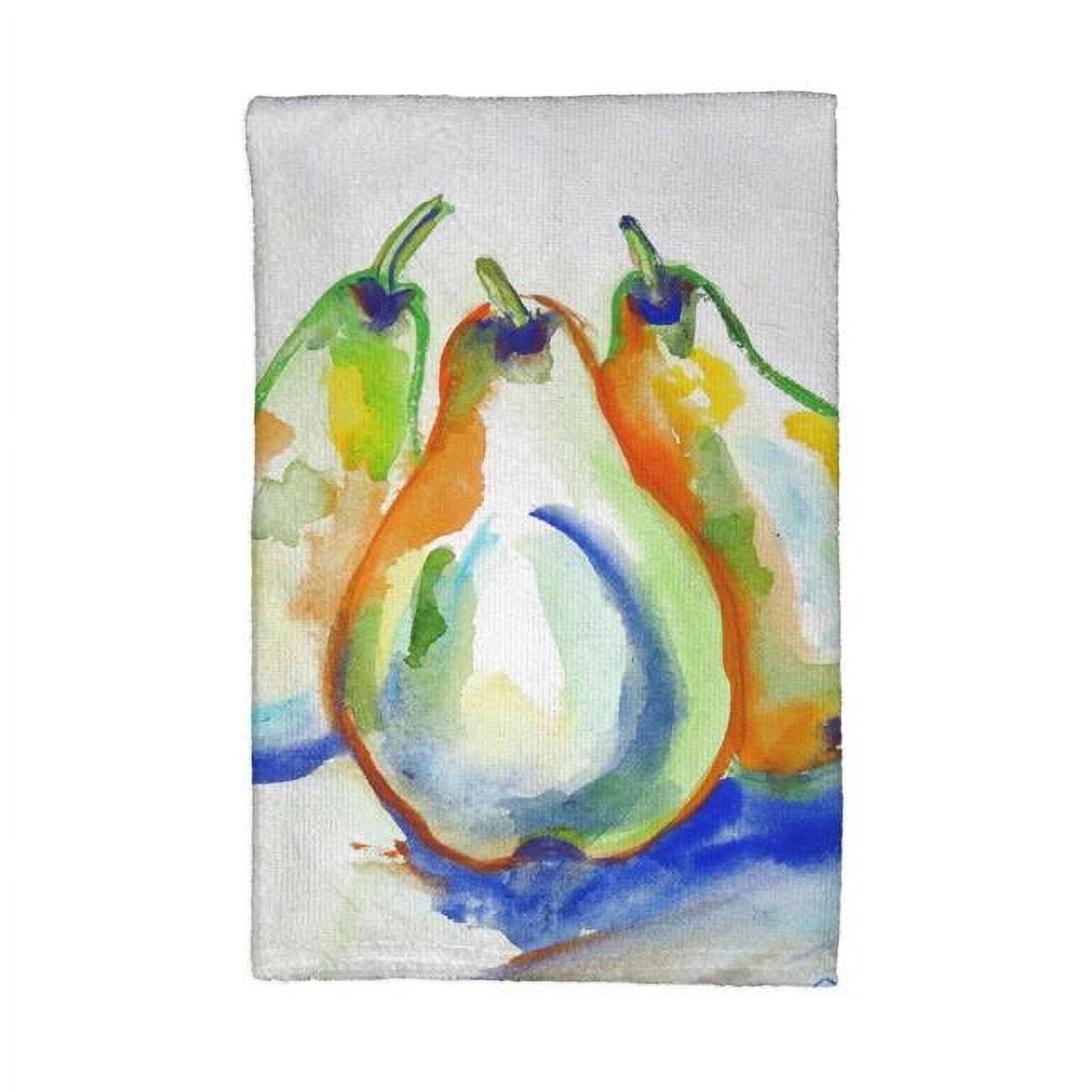 Picture of Betsy Drake KT819 Three Pears Kitchen Towel