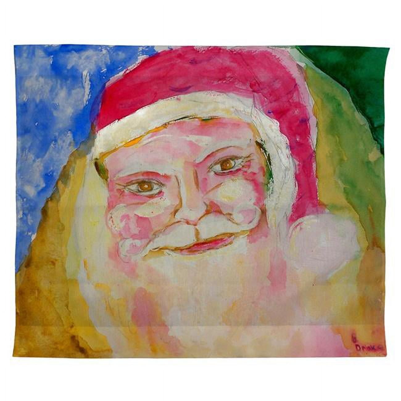 Santa Face Outdoor Wall Hanging - 24 x 30 in.