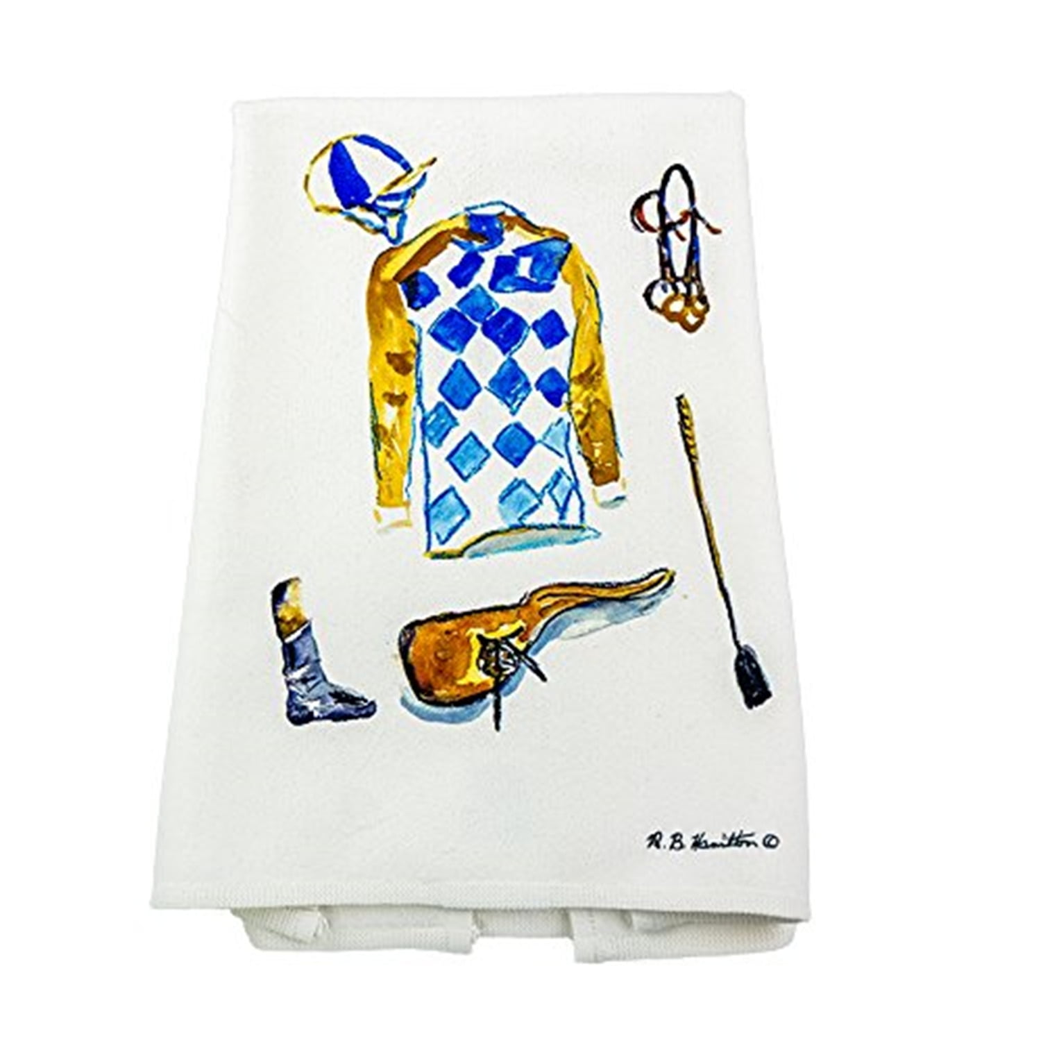 Picture of Betsy Drake KT347 Racing Gear Kitchen Towel