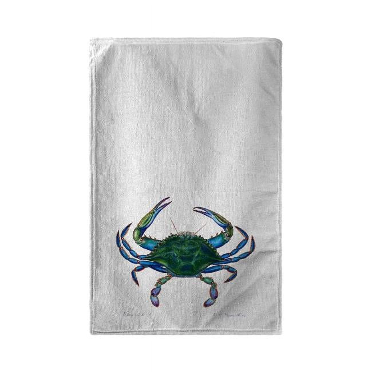 Male Blue Crab Beach Towel - 30 x 50 in.