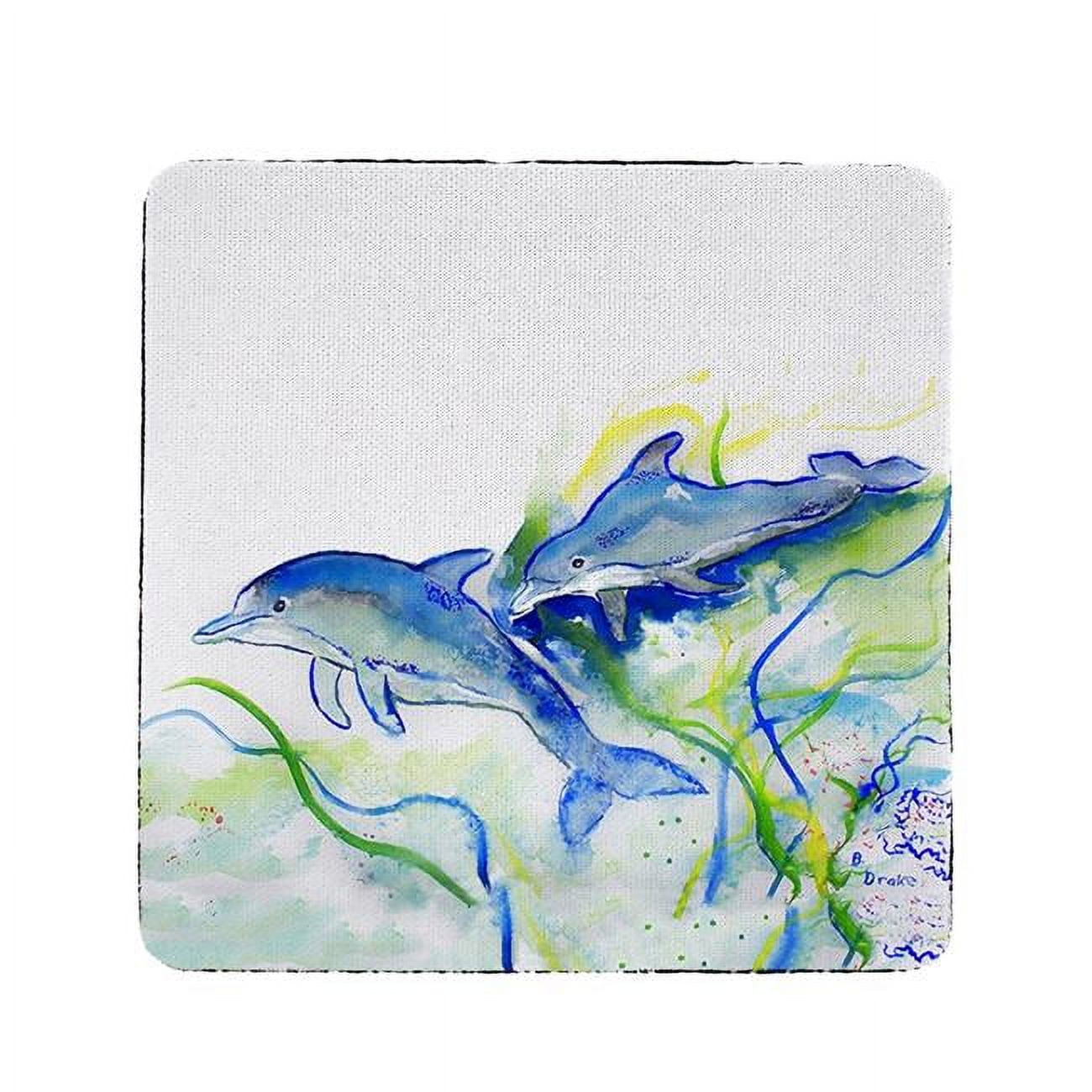 Picture of Betsy Drake CT002 Dolphins Coaster - Set of 4