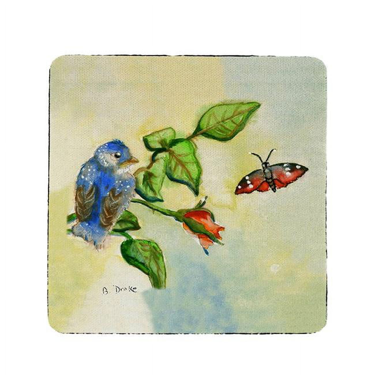 Picture of Betsy Drake CT249 Bluebird Coaster - Set of 4