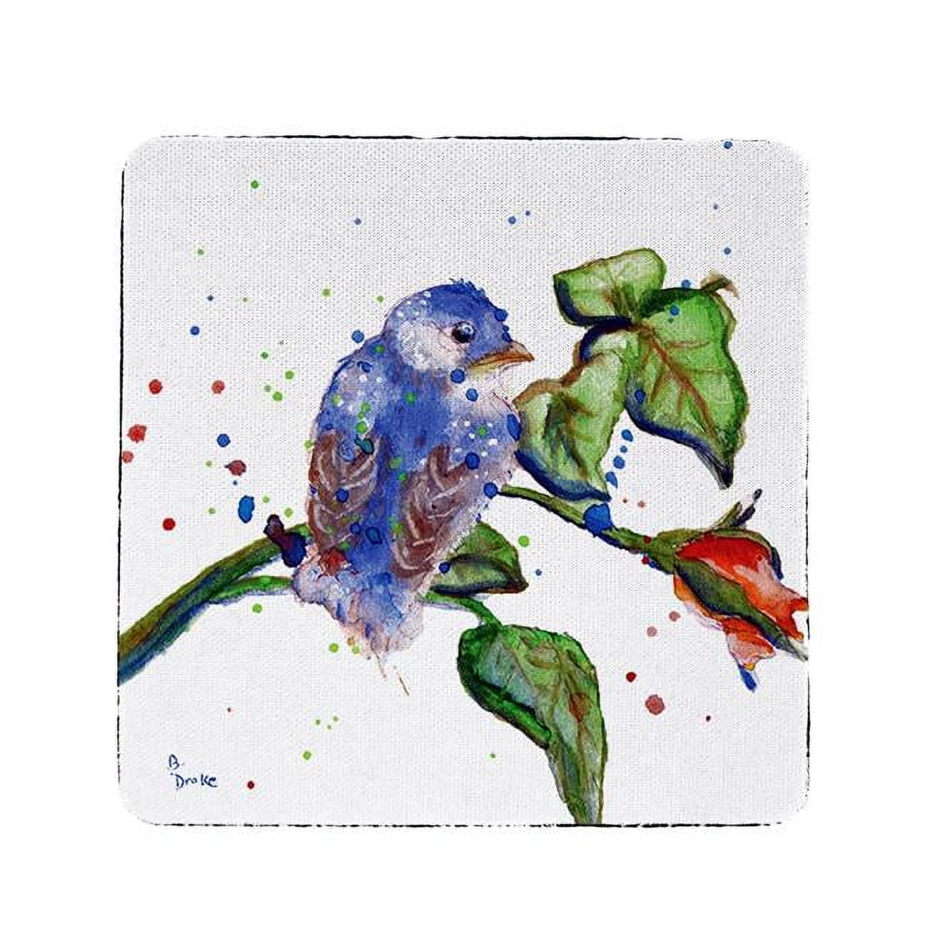 Picture of Betsy Drake CT633 Blue Bird Coaster - Set of 4