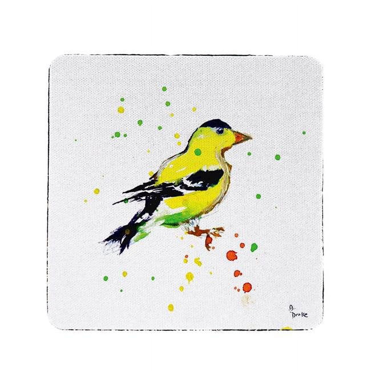 Picture of Betsy Drake CT634 Goldfinch Coaster - Set of 4