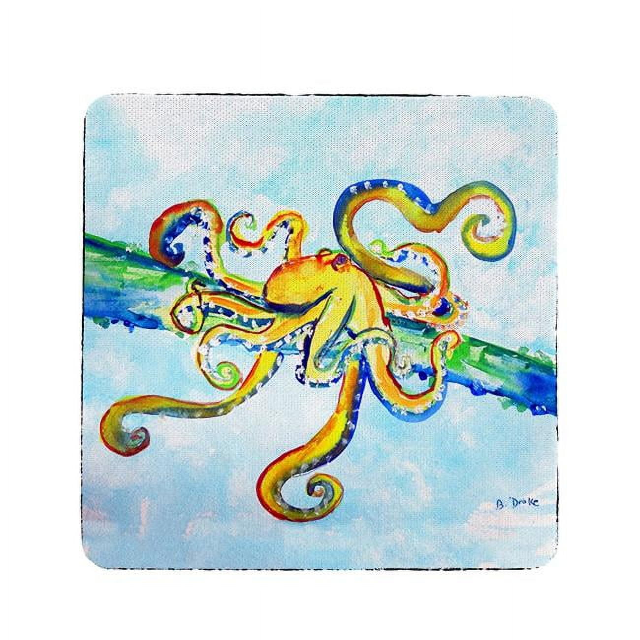 Picture of Betsy Drake CT637 Crazy Octopus Coaster - Set of 4