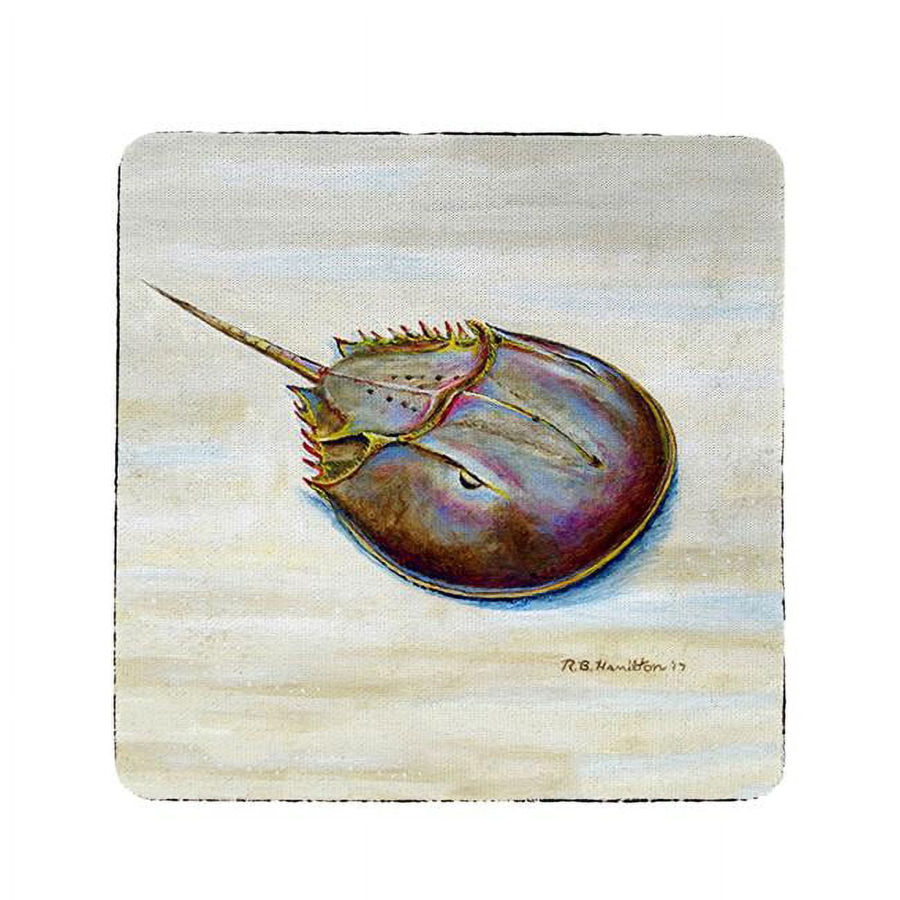Picture of Betsy Drake CT665 Horseshoe Crab Coaster - Set of 4