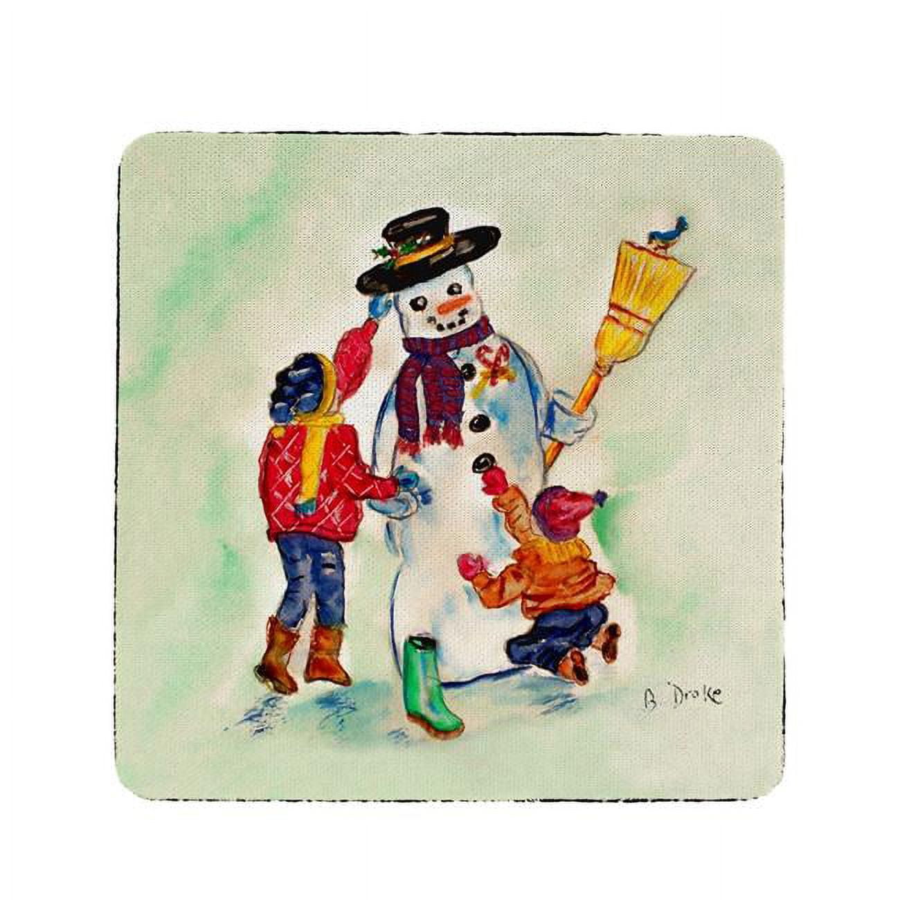 Picture of Betsy Drake CT903 Snowman Coaster - Set of 4