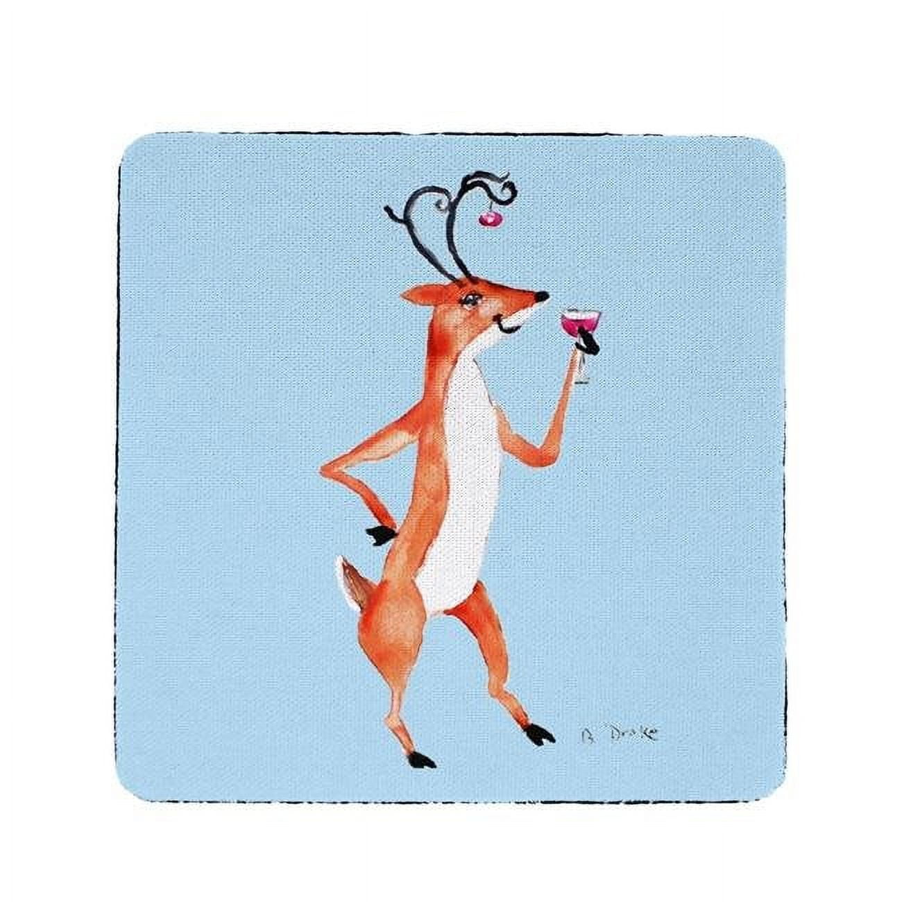 Picture of Betsy Drake CT906 Deer Party Coaster - Set of 4