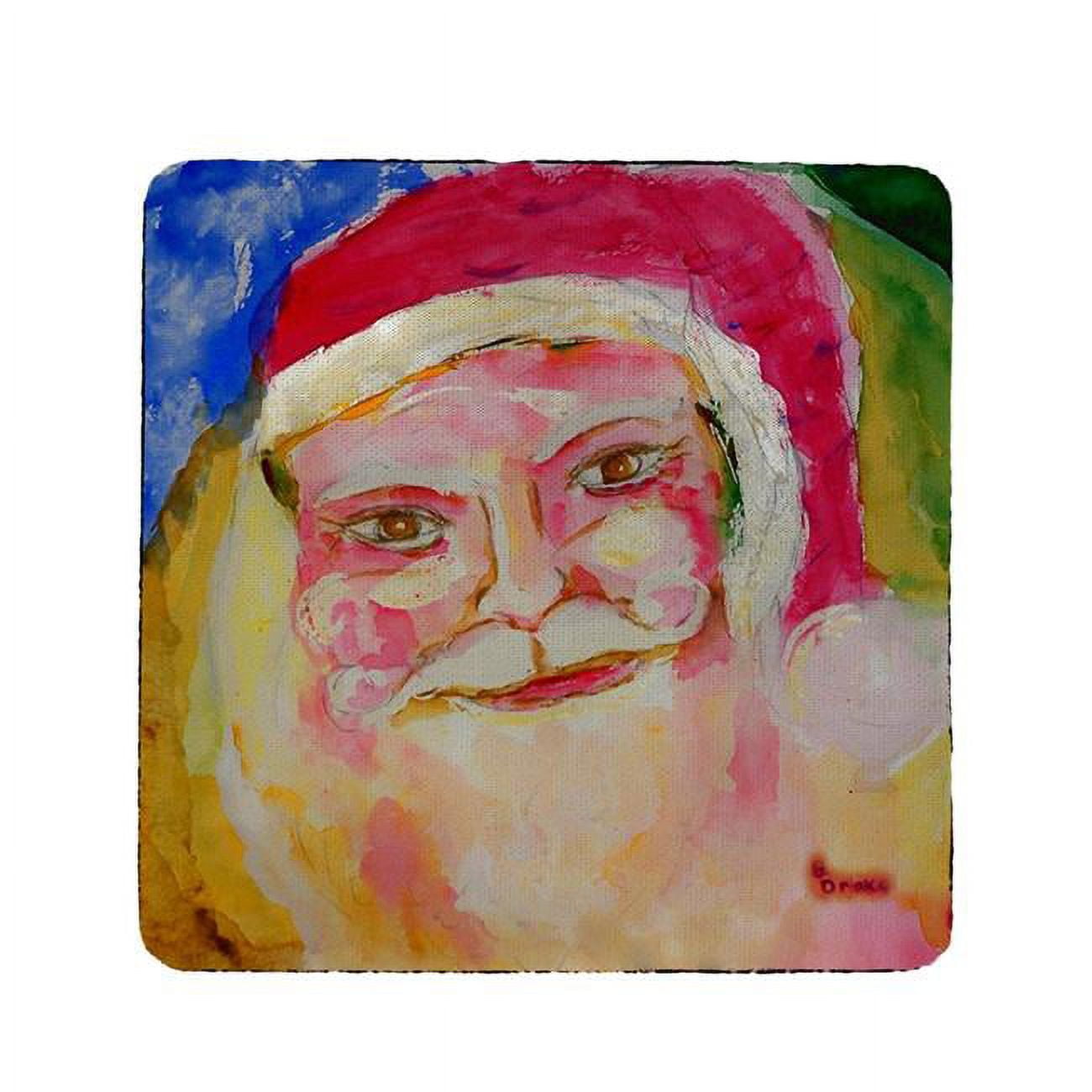 Picture of Betsy Drake CT909 Santa Face Coaster - Set of 4