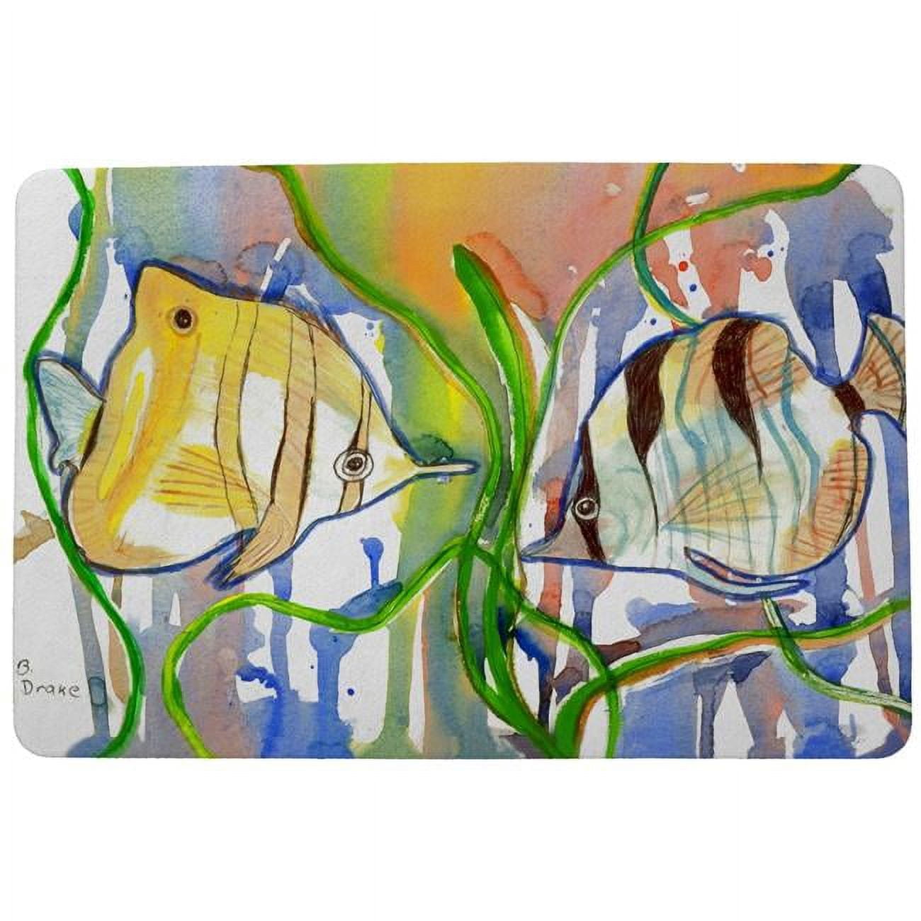 Angelfish Door Mat - 18 x 26 in.